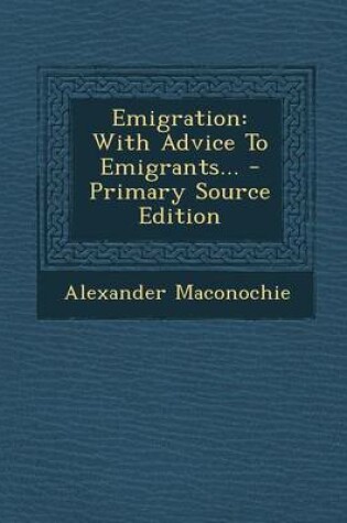 Cover of Emigration