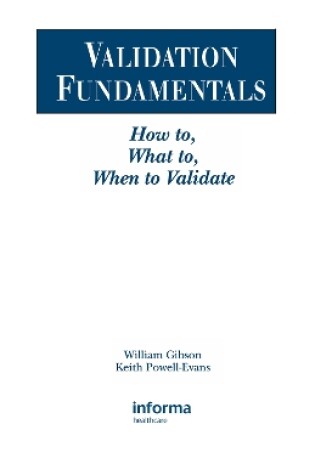 Cover of Validation Fundamentals