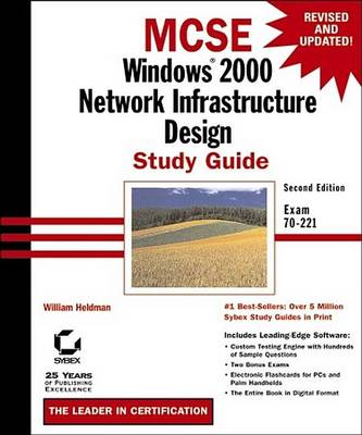 Book cover for MCSE: Windows 2000 Network Infrastructure Design Study Guide