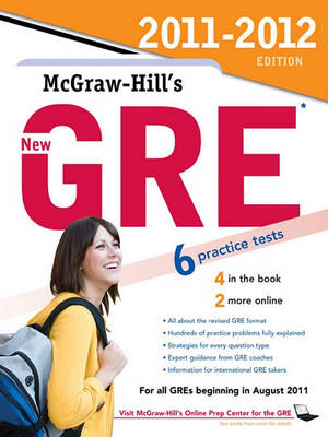 Book cover for McGraw-Hill's New GRE, 2011-2012 Edition