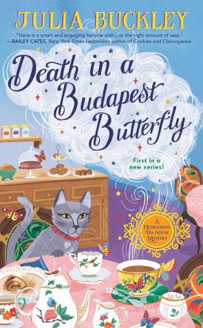 Book cover for Death in a Budapest Butterfly