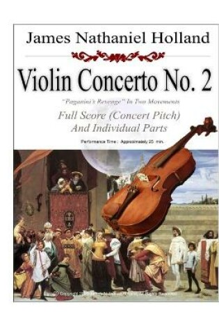 Cover of Violin Concerto No. 2 Paganini's Revenge in Two Movements