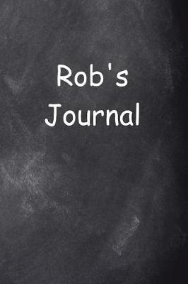 Book cover for Rob Personalized Name Journal Custom Name Gift Idea Rob