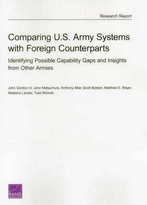 Book cover for Comparing U.S. Army Systems with Foreign Counterparts