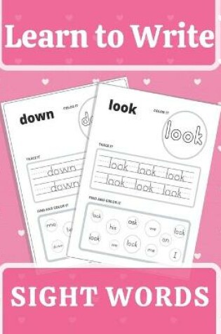 Cover of Learn To Write Sight Words