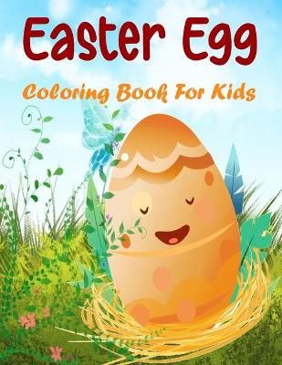 Book cover for Easter Egg Coloring Book for Kids