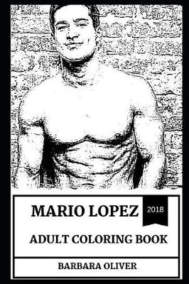 Book cover for Mario Lopez Adult Coloring Book