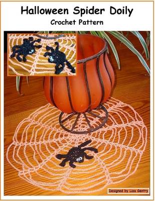 Book cover for Halloween Spider Doily - Crochet Pattern