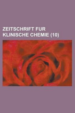 Cover of Zeitschrift Fur Klinische Chemie (10)