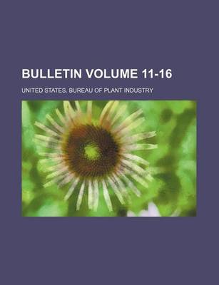 Book cover for Bulletin Volume 11-16