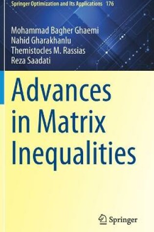 Cover of Advances in Matrix Inequalities