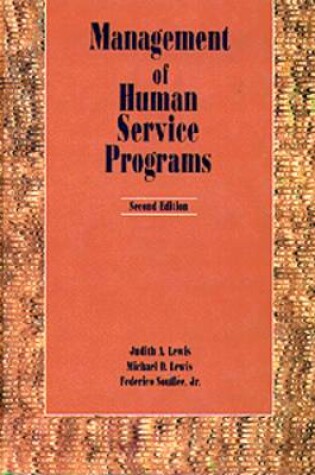 Cover of Management of Human Service Programs