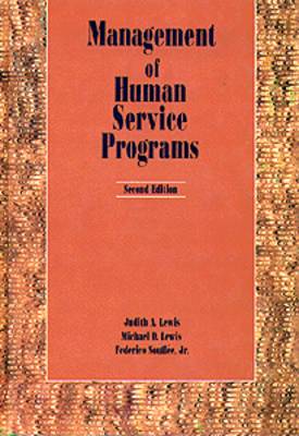 Book cover for Management of Human Service Programs