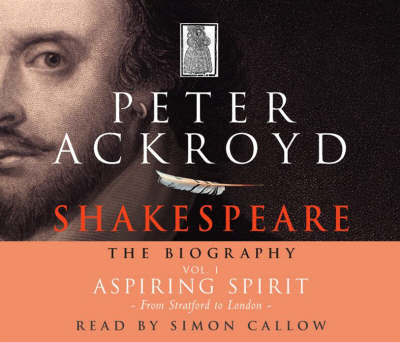 Book cover for Shakespeare - The Biography: Vol I