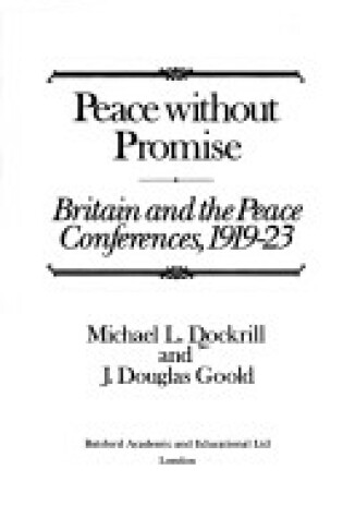 Cover of Peace without Promise