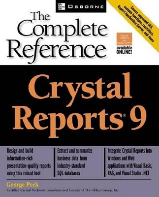 Book cover for Crystal Reports(r) 9: The Complete Reference