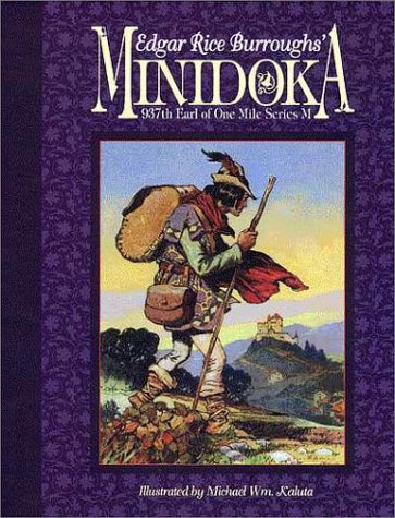 Book cover for Edgar Rice Burrough's Minidoka