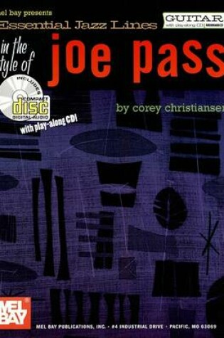 Cover of Essential Jazz Lines in the Style of Joe Pass