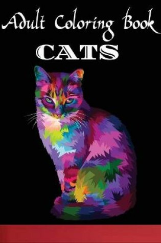 Cover of Adult Coloring Book Cats