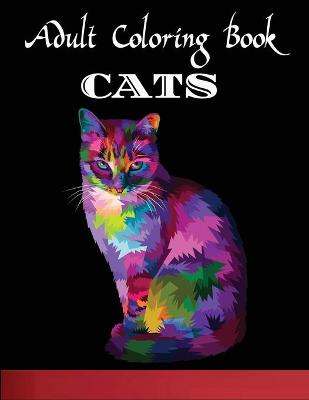 Book cover for Adult Coloring Book Cats