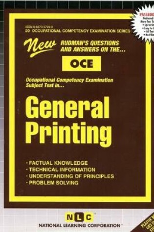 Cover of GENERAL PRINTING