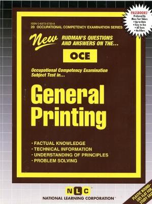 Book cover for GENERAL PRINTING