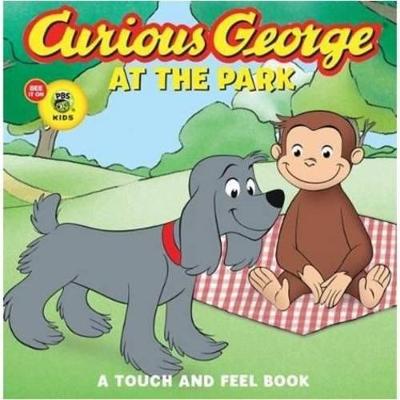 Book cover for Curious George At The Park Touch-And-Feel (Cgtv Board Book)