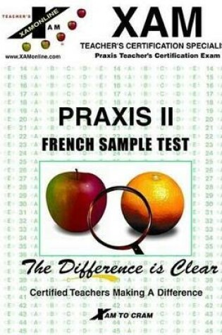 Cover of Praxis French Sample Test