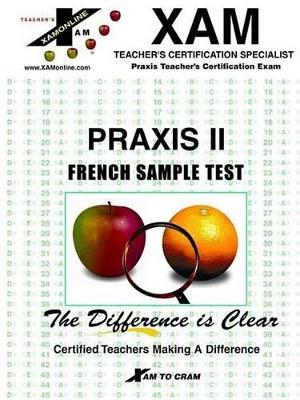 Book cover for Praxis French Sample Test