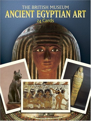 Book cover for Ancient Egyptian Art Postcards in Full Colour