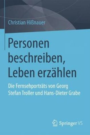 Cover of Personen beschreiben, Leben erzählen