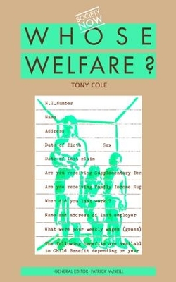 Book cover for Whose Welfare