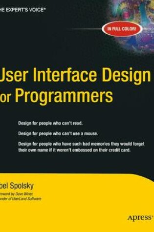 Cover of User Interface Design for Programmers