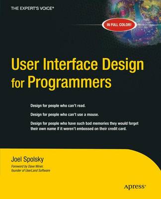 Book cover for User Interface Design for Programmers