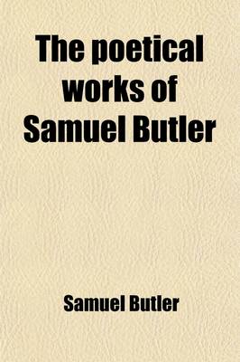 Book cover for Poetical Works Volume 1