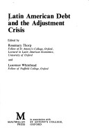 Cover of Latin American Debt and the Adjustment Crisis