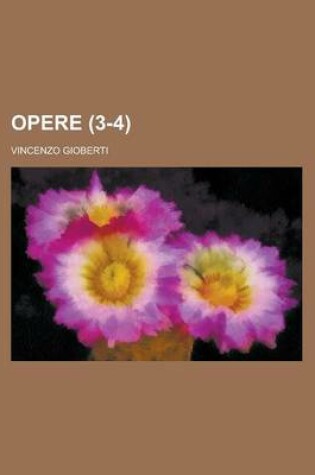 Cover of Opere (3-4)