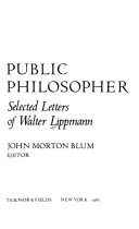 Book cover for Public Philosopher