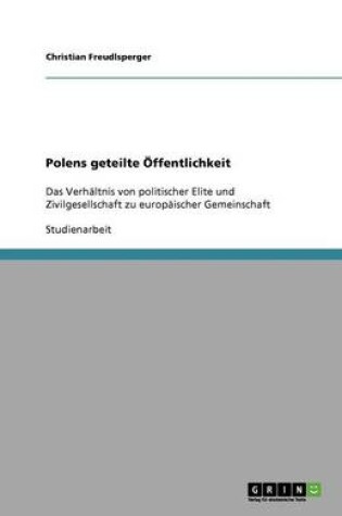 Cover of Polens geteilte Öffentlichkeit