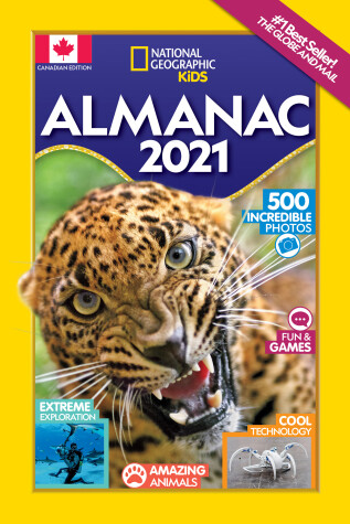 Cover of National Geographic Kids Almanac 2021 Canadian Edition