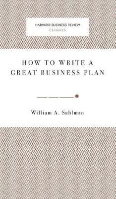 Cover of How to Write a Great Business Plan
