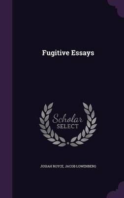 Book cover for Fugitive Essays
