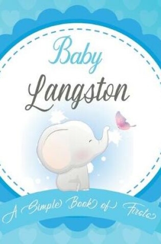 Cover of Baby Langston A Simple Book of Firsts