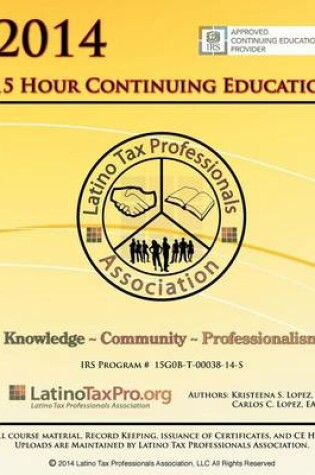 Cover of 2014 15 Hour Continuing Education