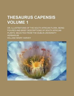 Book cover for Thesaurus Capensis Volume 1; Or, Illustrations of the South African Flora, Being Figures and Brief Descriptions of South African Plants, Selected from the Dublin University Herbarium