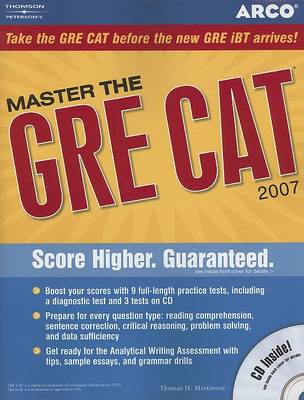 Cover of Arco Master the GRE CAT