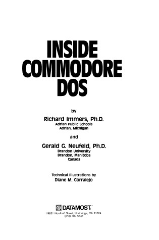 Cover of Inside Commodore D. O. S.