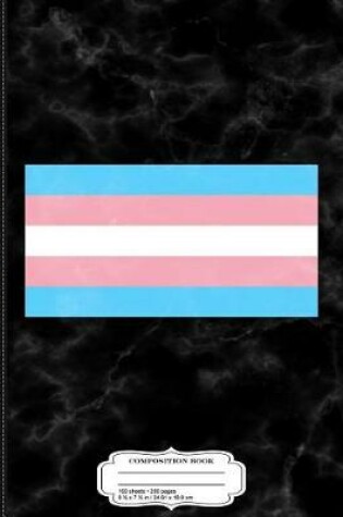 Cover of Transgender Pride Flag Composition Notebook