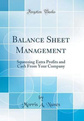 Book cover for Balance Sheet Management