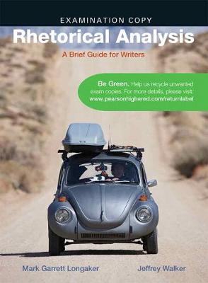 Book cover for Exam Copy for Elements of Rhetorical Analysis